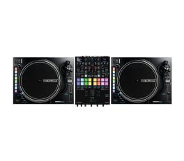 Reloop RP-8000MK2 Turntable + Elite DJ Mixer DJ Equipment Package