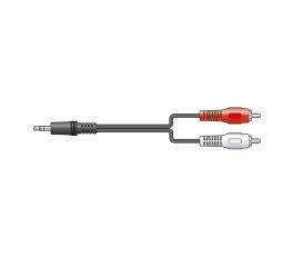 AV:Link 3.5mm Stereo Plug to 2 x RCA Plugs Leads (Various Lengths)
