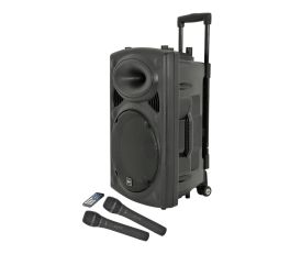QTX QR12PA 12-Inch Portable PA Speaker with TWS + UHF