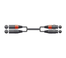 Citronic Classic Audio Leads 2 x XLR Female - 2 x XLR Male