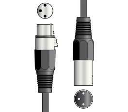 QTX Essential XLR Microphone Lead 12m
