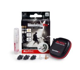 Alpine MusicSafe Pro Earplugs for Musicians and Artists (Black)