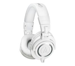 Audio Technica ATH-M50xWH Professional Monitor Headphones, White
