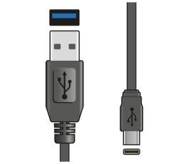 AV:Link USB3.0 Type-A to Type-C Sync & Charge Lead 1.5m