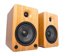 Kanto YU6 Powered Bookshelf Speakers (Bamboo)