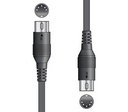 Citronic Classic MIDI Leads 5 Pin Din Plug - 5 Pin Din Plug (Various Sizes)