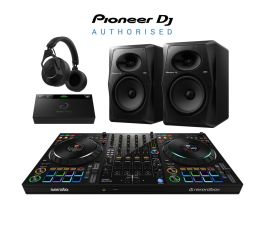 Pioneer DJ DDJ-FLX10 - VM-80 and HDJ-F10-TX Pro DJ Bundle Deal