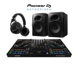 Pioneer DJ DDJ-FLX10 - VM-80 and HDJ-F10 Pro DJ Bundle Deal