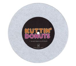Dr Suzuki 'Kuttin Donuts' 7-inch Slipmat - White