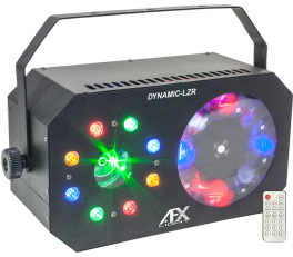 AFX DYNAMIC-LZR 3-in-1 LED Lighting Effect