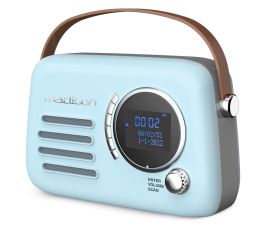 Madison FREESOUND-VR30BL-DAB Portable Vintage Radio with Bluetooth