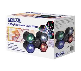 FXLab 4-Way LED Crystal Light Effect