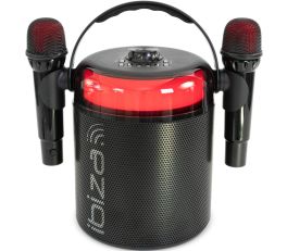 Ibiza Sound KARAHOME Bluetooth Karaoke Speaker Black