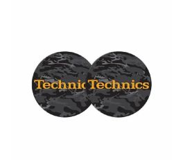 Technics 12" Slipmat Army Black/Orange (Pair)