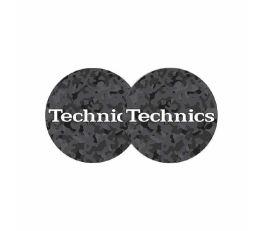 Technics 12" Slipmat Army Black/White (Pair)