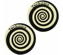 Technics Slipmats Spiral Glow in Dark (Pair)