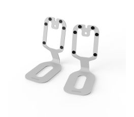 Kanto SU2 Rear-Mounted Desktop Stands for UKI and Ora - White (Pair)