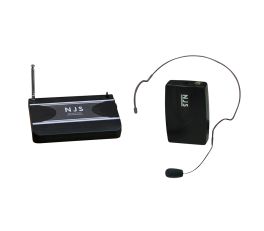 NJS NJS220 174.1 MHz VHF Head Band Radio Microphone System