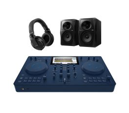 AlphaTheta OMNIS-DUO, HDJ-X5 and VM-50 DJ Controller Bundle