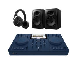 AlphaTheta OMNIS-DUO, HDJ-F10 and VM-80 DJ Controller Bundle