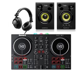 Numark Party Mix MK2, DJMONITOR 42 and HDP DJ45 Bundle