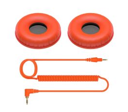 Pioneer DJ HC-CP-08-M Orange Accessory Pack for CUE1 Headphones