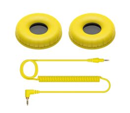 Pioneer DJ HC-CP-08-Y Yellow Accessory Pack for CUE1 Headphones