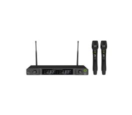 Q-Audio QWM 1970 HH UHF Dual Channel Handheld Wireless Microphone System