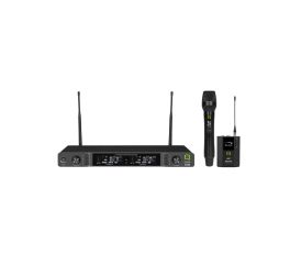 Q-Audio QWM 1970 HH BP - UHF Dual Channel Diversity Handheld/Beltpack Wireless System
