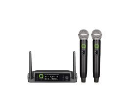 Q-Audio QWM-11 V2 Dual Channel UHF Wireless Microphone System