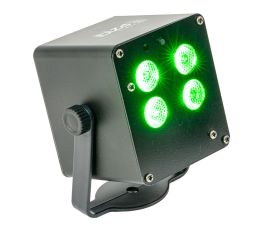 Ibiza Light TINYLED-RGB-WASH Battery-Powered 4 x 3W RGB Wash Effect