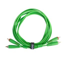 UDG 2 x RCA - 2 x RCA Cable Straight 1.5m (Green)