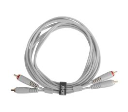 UDG 2 x RCA - 2 x RCA Cable Straight 1.5m (White)