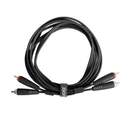 UDG 2 x RCA - 2 x RCA Cable Straight 3m (Black)