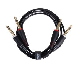 UDG 2 x 1/4" JACK - 2 x 1/4" JACK Cable Straight 1.5m (Black)