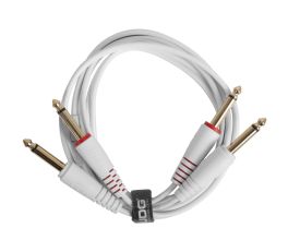 UDG 2 x 1/4" JACK - 2 x 1/4" JACK Cable Straight 1.5m (White)