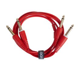 UDG 2 x 1/4" JACK - 2 x 1/4" JACK Cable Straight 3m (Red)