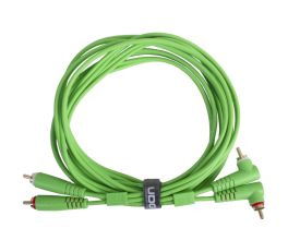UDG RCA Straight - RCA Angled Audio Cable 3m (Green)