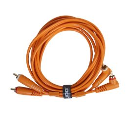 UDG RCA Straight - RCA Angled Audio Cable 3m (Orange)