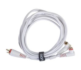 UDG RCA Straight - RCA Angled Audio Cable 3m (White)