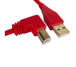 UDG USB Cable 2.0 A-B 1M Red Angled