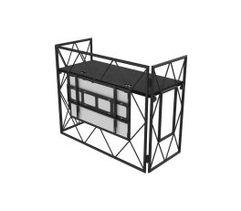 Ultimax TrussBooth-BK Professional DJ Booth (Black Edition)