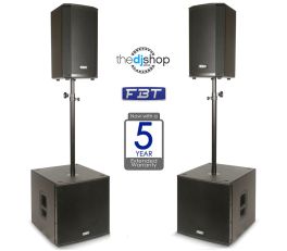 FBT VN3000 Professional Active PA System Bundle