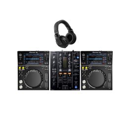Pioneer DJ XDJ-700, DJM-450 and HDJ-X5 DJ Equipment Package