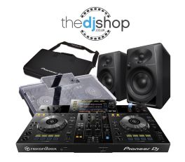 Pioneer DJ XDJ-RR, DM-40D Speakers, Decksaver Cover and Carry Bag and Cables Package Deal