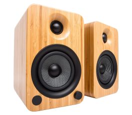 Kanto Audio YU4 4-Inch Active Bluetooth Loudspeakers - Bamboo